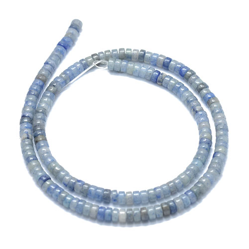 블루아벤츄린 론델 4x2mm - 2줄(약290개)