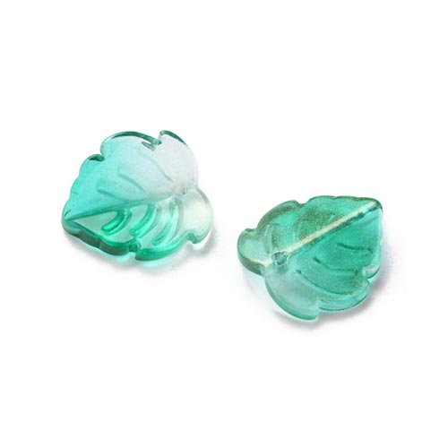 나뭇잎 15x14mm - 100개