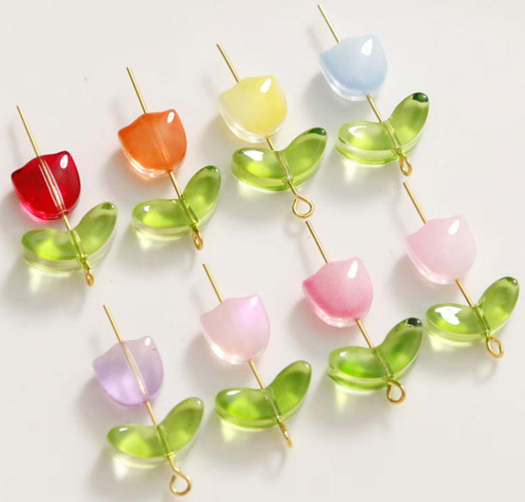 수공램프 튤립받침 6.5x14mm - 100개