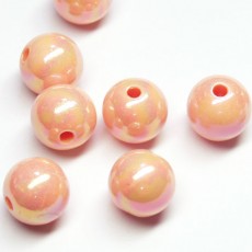 AB 아크릴 12mm(살몬) - 100개