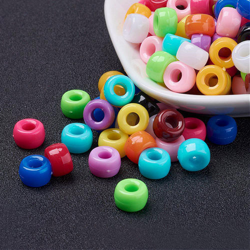 아크릴 론델 9x6mm - 200개