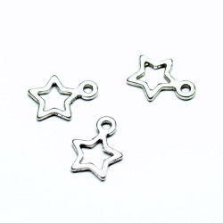 엔틱메탈오픈별 10*14mm - 100개