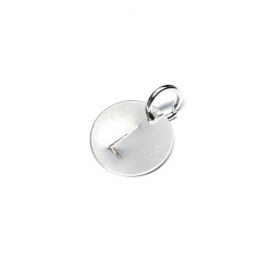 신주 L각인라운드 펜던트 12mm- 50개
