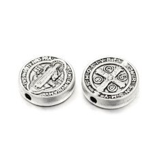 엔틱메탈 납작라운드 10mm - 50개