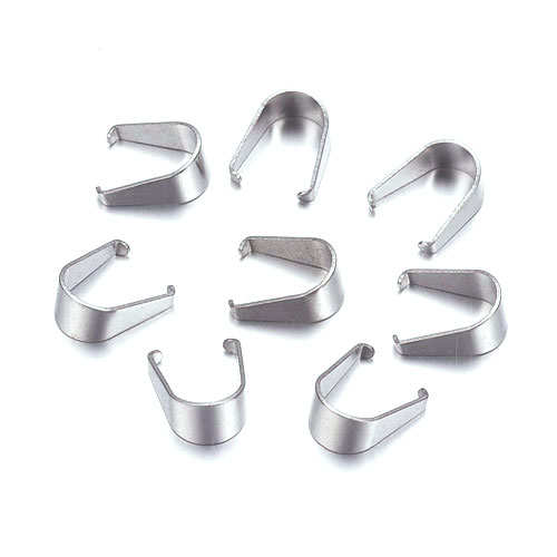 304스테인레스 펜던트고리 12*10.5mm - 20개