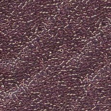 델리카비즈 1.6mm(DB108번 : transparent luster gold amethyst purple) - 40g
