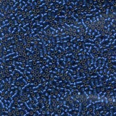 델리카비즈 1.6mm(DB693번 : Medium Blue Dyed Semi-Matte Silver-Lined) - 50g