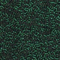 델리카비즈 1.6mm(DB148번 : silver-lined forest green) - 40g