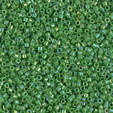 델리카비즈 1.6mm(DB163번 : opaque rainbow lime green) - 40g