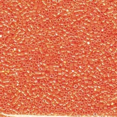 Delica Beads 1.6mm (#161번 :Orange Opaque AB) - 50g