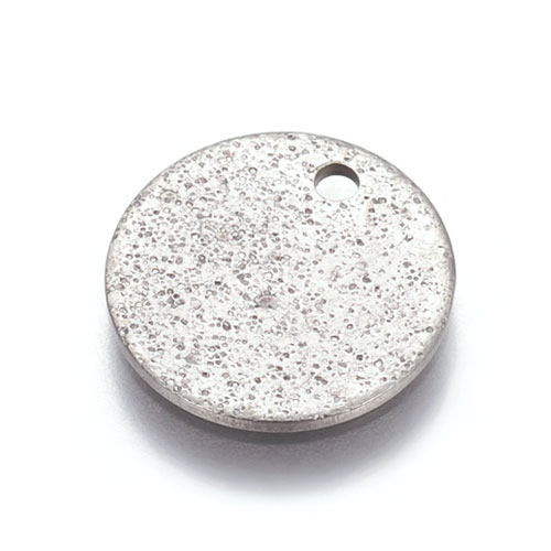 304스테인레스 샌딩라운드 펜던트 12mm - 20개