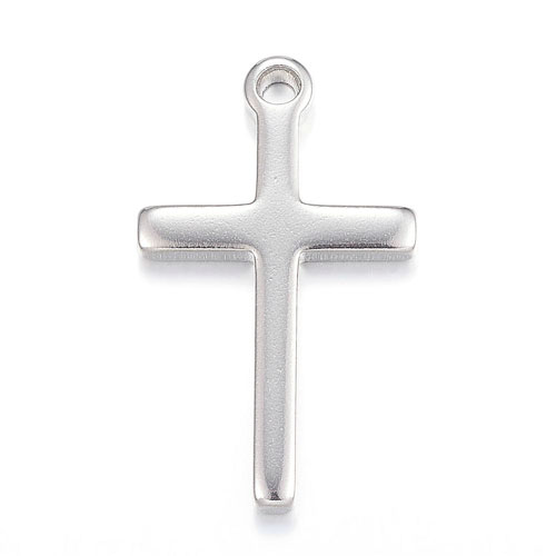 304스테인레스 십자가 펜던트 32.5*19mm - 10개